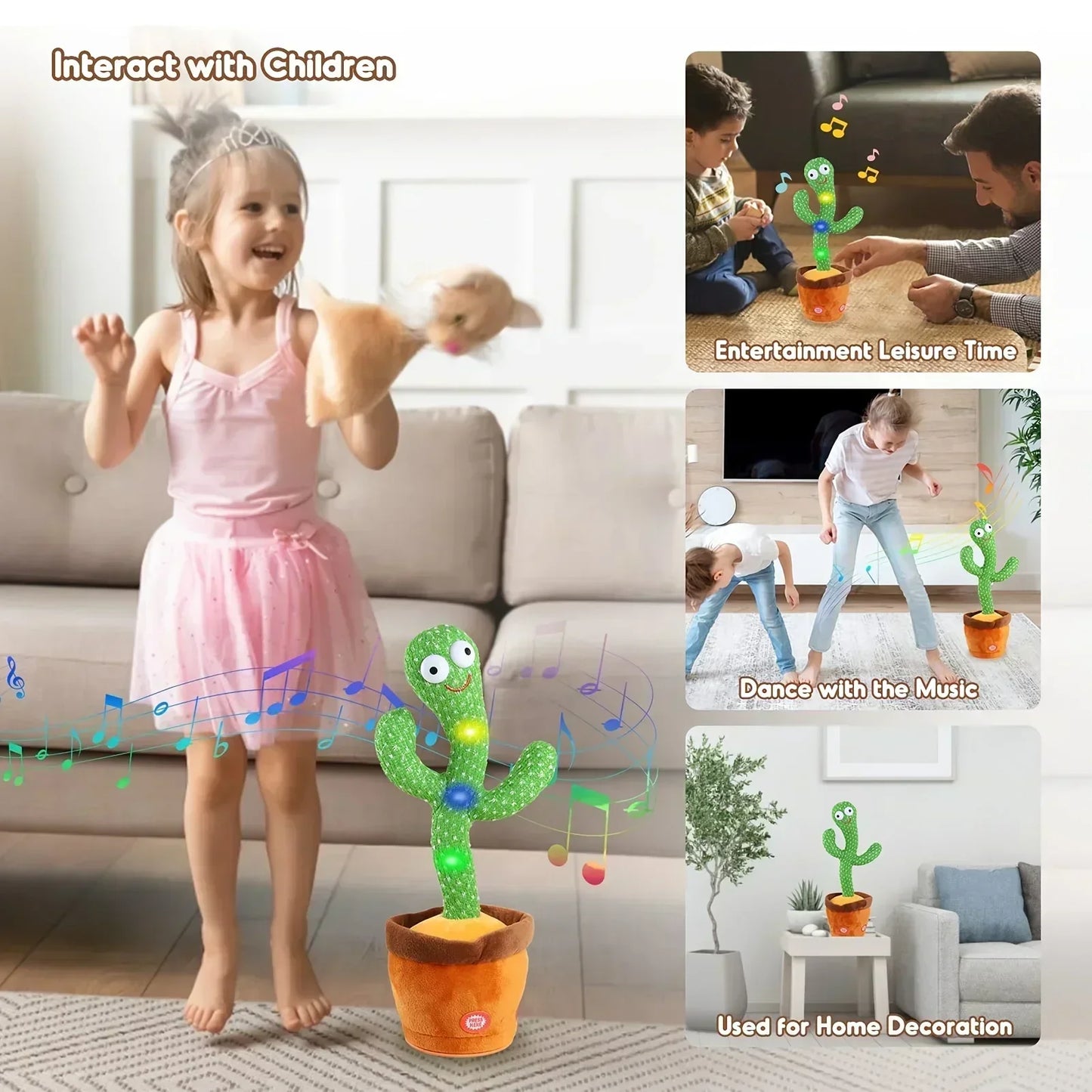 A talking cactus toy for Kids