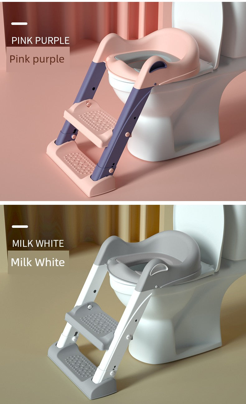 Potty Training Seat with Step Stool Ladder,Befol Potty Training Toilet for Kids Boys Girls,Toddlers-Comfortable Safe Potty Seat with Anti-Slip Pads Ladder