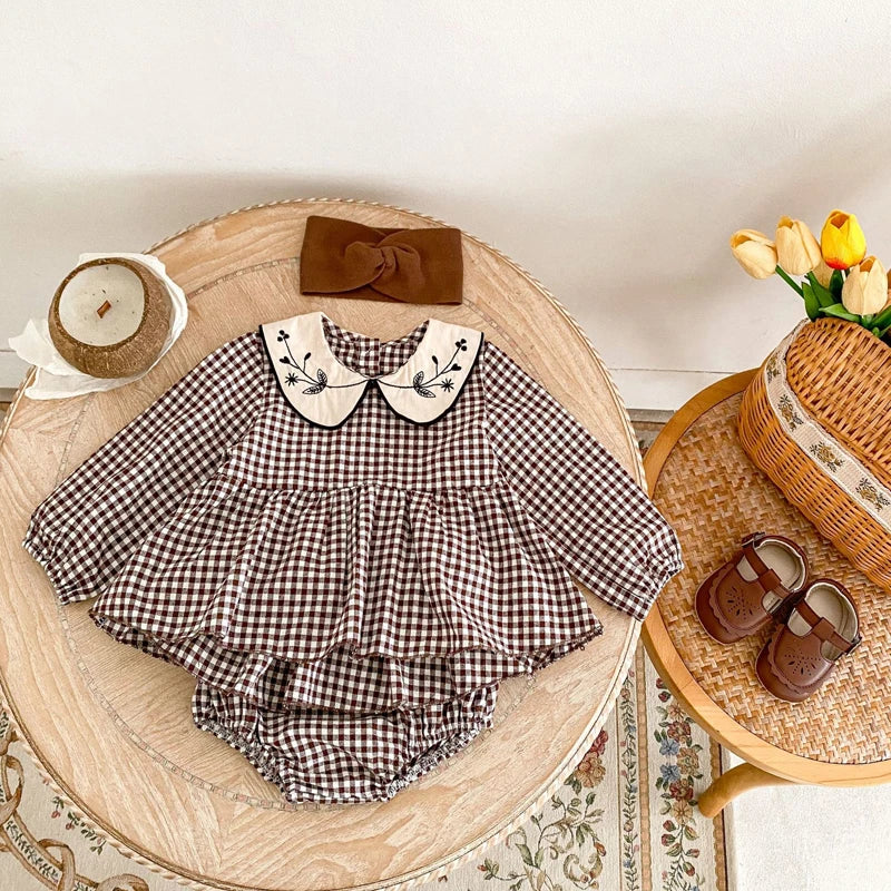 Autumn new 0-3 year old baby Girl clothing  2-piece set
