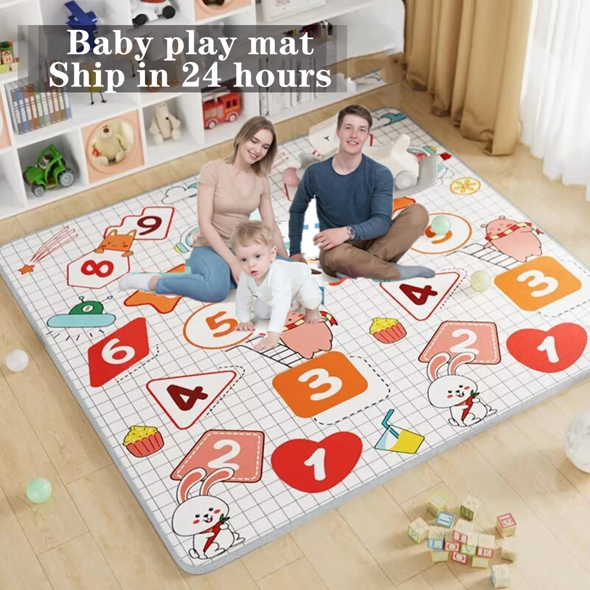 SafeNest Non-Toxic Foldable Play Mat