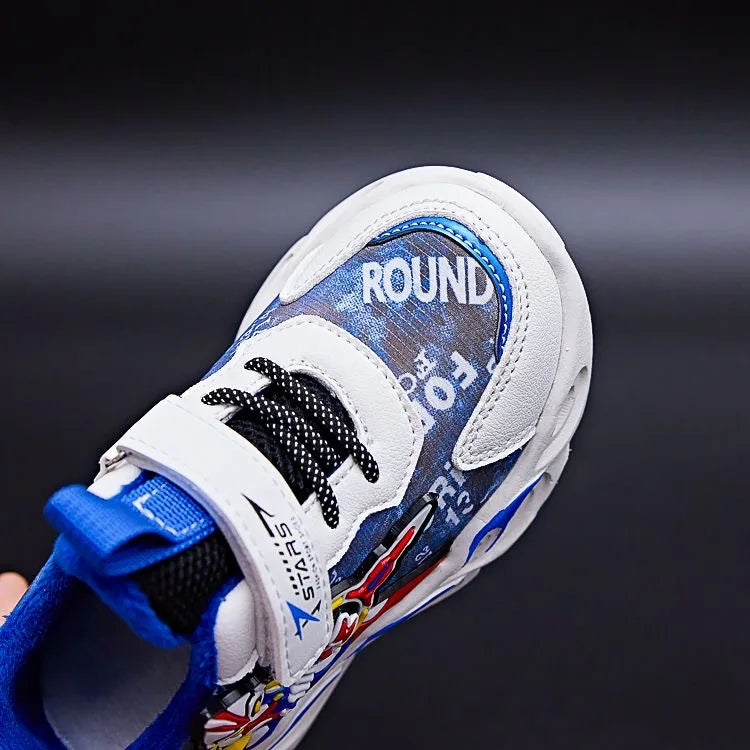 GlowStride Boys' LED Sneakers