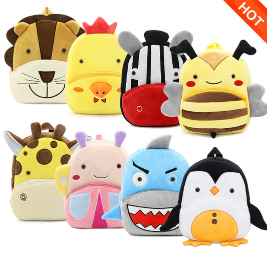 Cartoon cute  backpack boy girl school backpack outing leisure bag