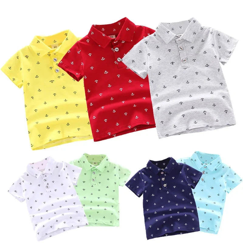 Boys Fashion Cotton Shirt Tops