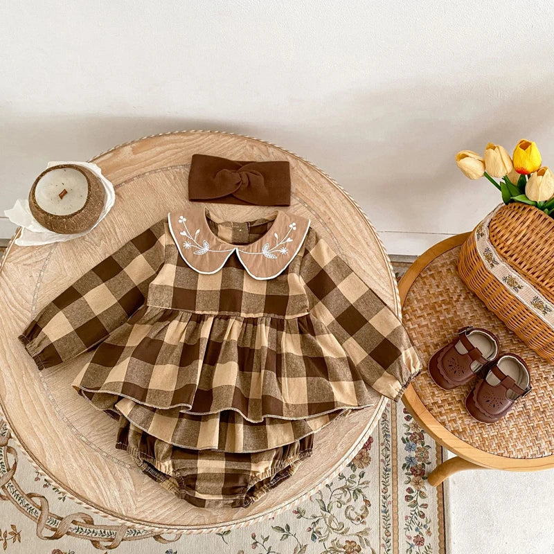 Autumn new 0-3 year old baby Girl clothing  2-piece set
