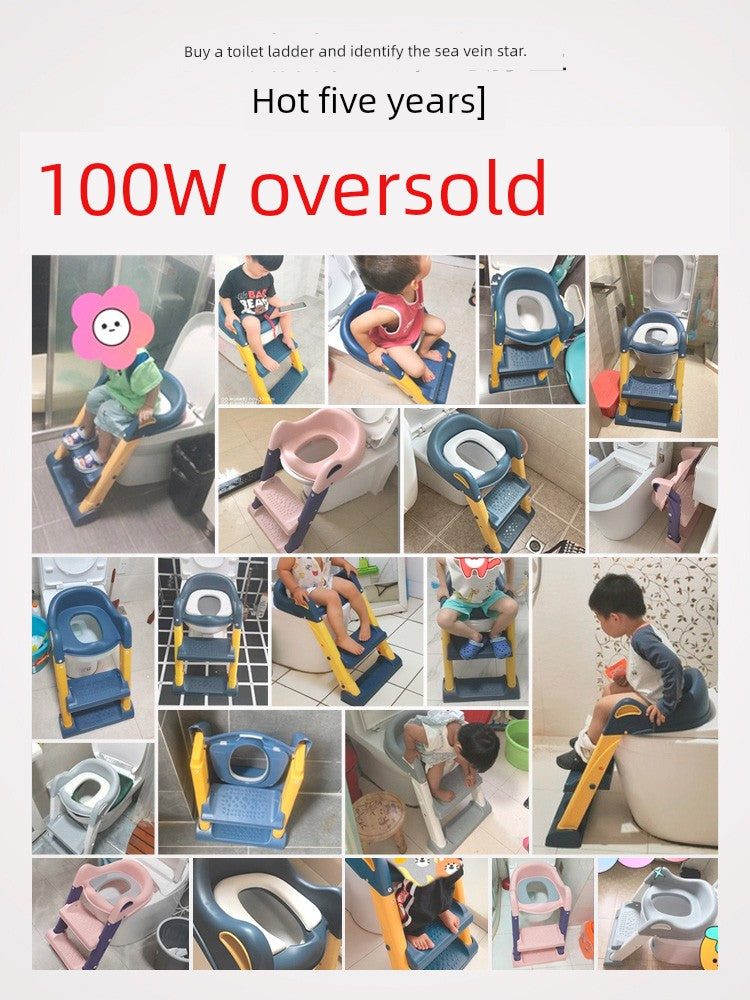 Potty Training Seat with Step Stool Ladder,Befol Potty Training Toilet for Kids Boys Girls,Toddlers-Comfortable Safe Potty Seat with Anti-Slip Pads Ladder