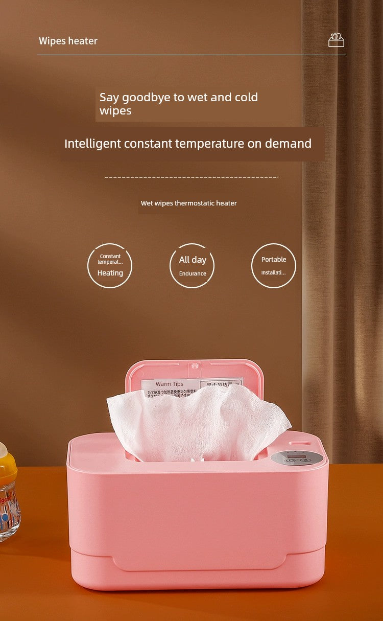 SnuggleWarm USB Baby Wipe Heater with Moisturizing & Constant Temperature