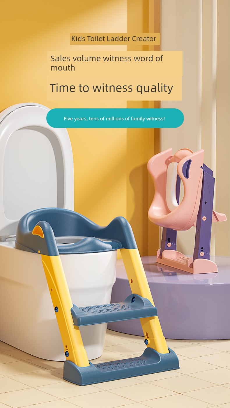 Potty Training Seat with Step Stool Ladder,Befol Potty Training Toilet for Kids Boys Girls,Toddlers-Comfortable Safe Potty Seat with Anti-Slip Pads Ladder