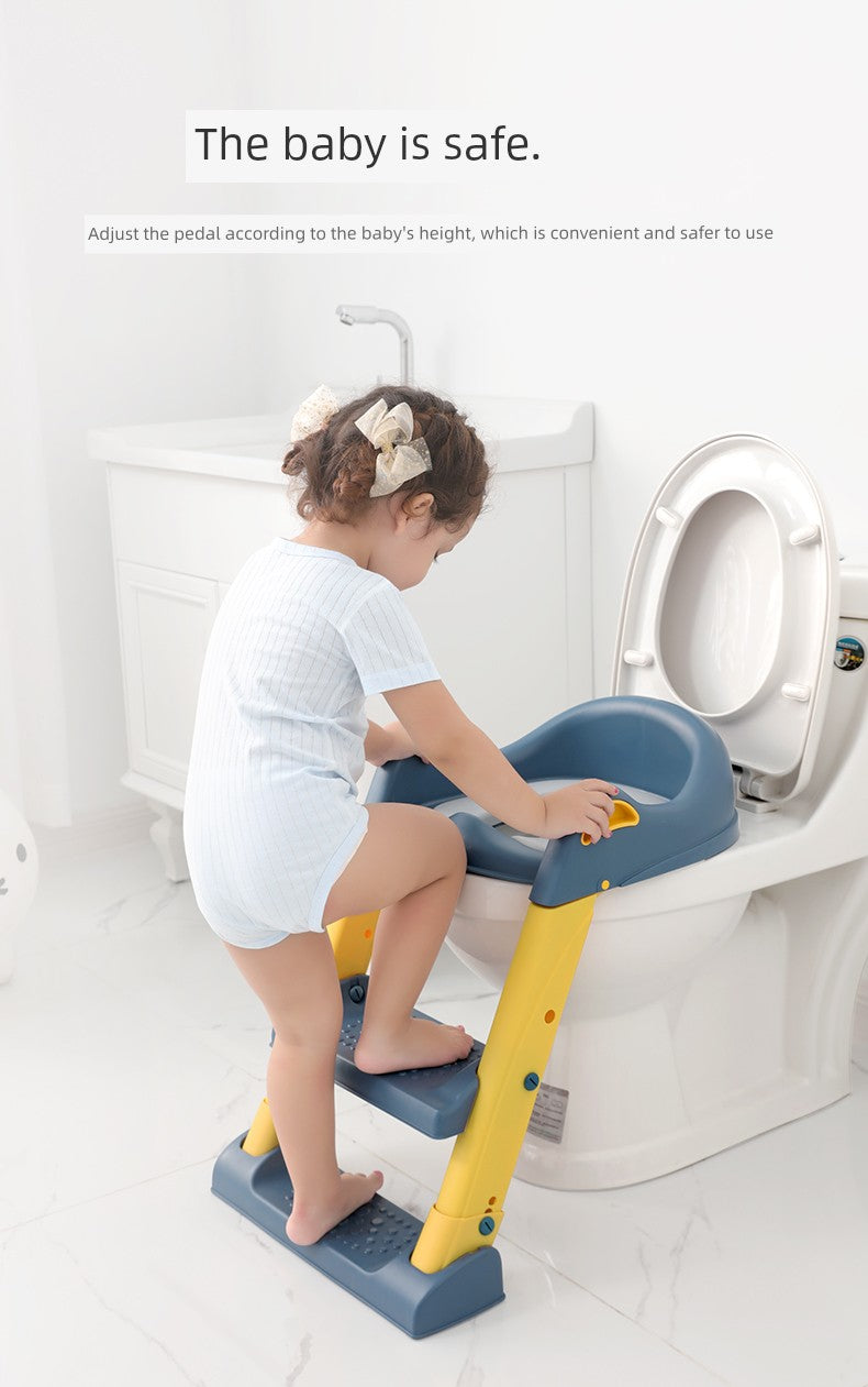 Potty Training Seat with Step Stool Ladder,Befol Potty Training Toilet for Kids Boys Girls,Toddlers-Comfortable Safe Potty Seat with Anti-Slip Pads Ladder